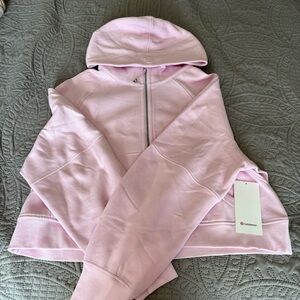 Lululemon Oversized Scuba Half Zip - Meadowsweet Pink (XL/XXL)